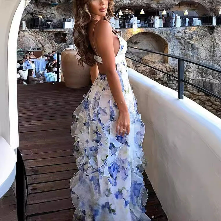 AZURE BLOSSOM DRESS