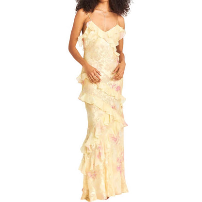 RIALTO MAXI RUFFLED DRESS